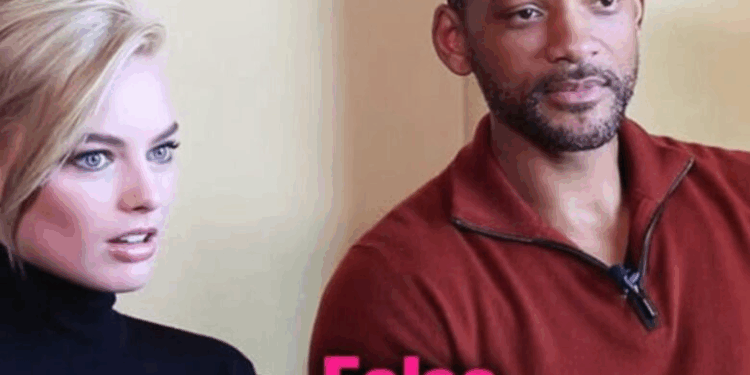 VIDEO: Margot Robbie y Will Smith en una entrevista